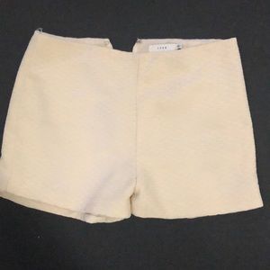 Light tan High waisted classy shorts